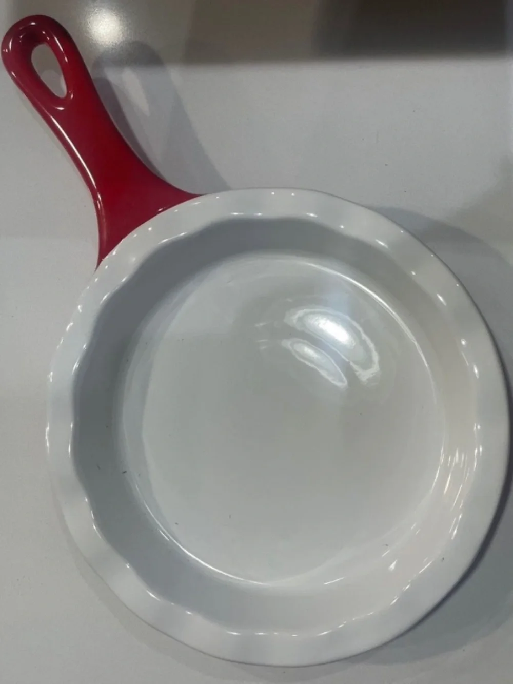 Modern Gourmet Foods Red Stoneware Tart Or Quiche Dish 8 In